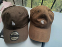 NEW ERA纽亦华MLB棒球帽小logo男女情侣弯檐鸭舌帽软顶NE920 14384961-深咖色 洛杉矶道奇队 OSFM 实拍图