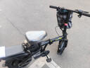 普莱德新国标折叠电动自行车 超长续航电动车 铝合金代驾车 锂电池助力男女通用成人电瓶车 代步电单车 豪华版-汽车电芯-10A纯电续航20-30km 实拍图