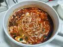 红牡丹景德镇骨瓷饭盘家用陶瓷碗碟釉下彩碗盘餐具骨碟可进洗碗机凉菜盘 云锦万里8英寸浅盘4个 实拍图