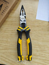 得力（deli）德式多功能钢丝钳斜嘴钳工业级省力剥线压接尖嘴钳9寸 实拍图