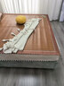 席师傅凉席竹席夏季席子双面艾草驱蚊两用可折叠夏天家用 经典竹藤席【配冰丝枕套】一面竹一面藤 180cm*200cm 【双面可用】 实拍图