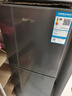 荣事达（Royalstar）小冰箱迷你小型家用冷藏冷冻宿舍寝室出租房双门电冰箱节能省电 168灰色【节能省电 一级能效】98L 实拍图