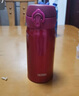 膳魔师（THERMOS）进口保温保冷杯不锈钢JNL-350车载男女情侣儿童水杯子小巧随手杯 JNL-352-SBR 樱桃红 350ml 实拍图