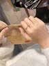 中国黄金（CHINA GOLD）爆闪碎碎冰黄金戒指女款足金闭口指环七夕情人节礼物生日送女朋友 约0.6g碎冰冰黄金戒指 12圈口 实拍图