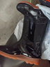 回力男士中高筒雨鞋雨靴胶鞋套鞋防水鞋 8868黑色中筒 41 实拍图