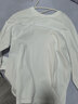 京东京造5A抗菌长袖t恤男新疆棉圆领衣服男装卫衣打底衫春季内搭白色M 实拍图