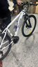 喜德盛（xds）山地自行车黑客350 X6铝合金车架21速变速机械碟刹 白灰17寸（适合身高165-180cm） 实拍图