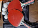 京东京造 马啸三星乒乓球拍双拍2只装横直对拍训练套装双面反胶3星 横直板 实拍图