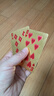 望京扑克塑料扑克牌土豪金 酷炫德州扑克 花切魔术扑克 高颜值飞牌练习牌 实拍图