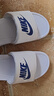 耐克NIKE外穿男拖鞋一字VICTORI休闲鞋CN9675-102白44 实拍图