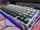 重力星球破茧75机械键盘电竞游戏无线有线蓝牙三模gasket客制化侧刻键盘 GS K1 渐变白 实拍图