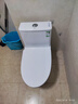 九牧（JOMOO）马桶 家用虹吸式马桶大冲力节水坐便器 防臭瞬冲 易洁抗菌马桶 行业爆款-双旋暴风冲11370-400坑 实拍图