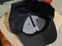 【热巴同款】加大棒球帽帽子男女大头围显脸小春夏字母百搭棒球帽 刺绣款-黑色 实拍图