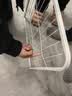 宠物狗笼子室内围栏栅栏小型中型犬护栏自由柯基泰迪比熊专用狗窝 白【方管铁丝6片】-升级带吸盘【100*50*50】 实拍图