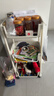 顺优推车置物架落地可移动书籍收纳架零食多功能厨房蔬菜架三层SY-116 实拍图
