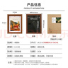 爱墨绘12寸相框摆台挂墙简约木质相框画框儿童画装裱摆挂两用胡桃色 实拍图
