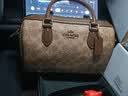 蔻驰（COACH）【品牌直供】女士ROWAN中号手提单肩波士顿包CV961礼物 实拍图