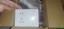 德力西明装开关插座面板 158系列 二位双控开关带10A五孔插座 实拍图
