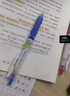 斑马牌（ZEBRA）学霸系列中性笔 0.4mm子弹头按压签字笔 学生用刷题笔标注笔 JJS77 蓝色 6支装 实拍图