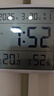 得光86型面板磁吸时钟温湿度计冰箱贴家用厨房室内小型数字时间显示桌面壁挂墙式日期万年历电子钟表 白色【单只装】 实拍图