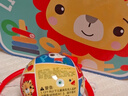 费雪（Fisher-Price）儿童玩具球10cm彩印球狮子+室内挂式投篮框 实拍图