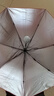 【全网爆款】手动UV折叠雨伞男女晴雨伞两用防晒遮阳黑胶伞 【新人福利】7骨 纯色随机无黑胶 实拍图