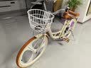 飞鸽（FG FLYING PIGEON）自行车成人通勤车自行车学生单车成人自行车通勤自行车女士自行车 豪华奶油米|6速|一体轮+礼包 24寸适合150-170cm 实拍图