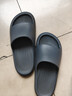 朴西香蕉船凉拖鞋女士浴室不易滑居家室内四季情侣拖鞋男 深灰 42-43 实拍图