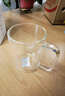 富光高硼硅玻璃杯花茶杯子单层果汁杯牛奶杯带把带刻度水杯男女 实拍图