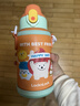 乐扣乐扣幼儿园水杯3-6岁直饮吸管杯学生杯子上学用喝水壶500ml 实拍图