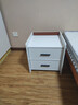 旻昱轻奢床头柜简约现代卧室床边小型床头置物架出租屋用收纳储物柜子 双抽暖白色40(每日限量50件) 实拍图