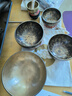 梵木果【麟纹钵】尼泊尔半手工颂钵音疗佛音黄铜碗瑜伽采耳居家冥想静心 金色超小款-8cm +标准三件套 实拍图