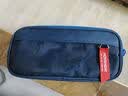 得力(deli)迷彩笔袋小学生 儿童大容量双层袋鼠包文具盒 学生文具收纳袋 深蓝色开学必备 实拍图