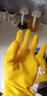 【百万家庭首选】加厚洗碗乳胶皮手套防水耐磨厨房家务用清洁劳保 适合小手/女士【S码】掌宽8cm以下 主推款【5双】90%用户选择/破漏包赔 实拍图