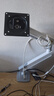 NB显示器支架 机械臂 电脑支架桌夹式底座 屏幕升降增高架 显示屏支架臂A5-XE苹果白17-32吋配卓威 实拍图