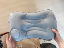 乐活旅行充气枕头腰垫便携式坐垫枕腰靠靠垫腰枕户外靠枕飞机抱枕气垫护腰 实拍图