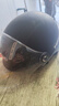 野马（YEMA）3C认证359S电动摩托车头盔男女夏季防晒半盔四季通用安全帽新国标 亚黑花+长茶 实拍图