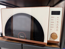 美的（Midea）小滋味微烤炸一体机家用变频台式微波炉烤箱空气炸不锈钢内胆一级能效古典风23L（F23G3） 实拍图