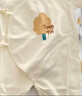 童泰婴儿连体衣春秋季纯棉衣服初生宝宝蝴蝶哈衣爬服和尚服黄色66cm 实拍图