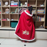 小猪班纳（PEPCO）汉服女童披风斗篷加绒小女孩中国风儿童拜年服古风冬季 披风 160 实拍图