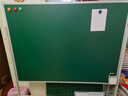 得力120*90cm白板写字板 白板+绿板支架式办公会议室双面移动画板白绿板儿童学习移动小黑板家用教学 实拍图