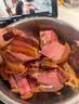 詹腊坊腊肉烟熏土猪五花腊肉正宗四川腊肉贵州腊味烟熏1年后腿老腊肉 [烧皮清洗装]5斤整块黑猪五花 实拍图