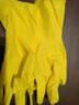 3M橡胶手套 1双装中号薄巧型防水防滑家务清洁手套 厨房洗衣 柠檬黄 实拍图