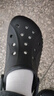 卡骆驰（CROCS）贝雅洞洞鞋男鞋女鞋轻便耐磨一脚蹬拖鞋休闲鞋百搭花园鞋|10126 黑色-001 36 /37(220mm) 实拍图