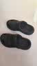稻草人洞洞鞋男士钓鱼凉鞋工装户外穿运动大码防滑涉水沙滩拖鞋黑 42-43 实拍图