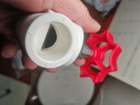 联塑PPR热熔截止阀 6分白色止水阀 冷热水水管开关阀门闸阀 dn25 实拍图