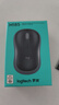罗技（Logitech）M185鼠标 无线鼠标 办公鼠标 对称鼠标 黑色灰边 带无线2.4G接收器 实拍图
