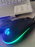罗技（G）G102第二代游戏鼠标 RGB流光灯效鼠标 轻量化  游戏级8000DPI传感器 黑色 200-8000DPI 实拍图