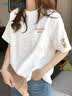 真维斯（Jeanswest）纯棉内搭打底衫女夏季宽松高级感上衣服慵懒风休闲圆领短袖t恤女 实拍图