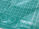 得力(deli)A3耐用PVC切割垫板桌垫/鼠标垫/书写垫 大号可水洗手工桌面刻板裁纸美工垫 绿色78401 实拍图